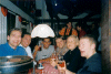 Evening party at the newly opened pub...
