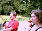 Ingvar and Marie doing major relaxing