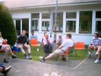Party just starting out, with beer...